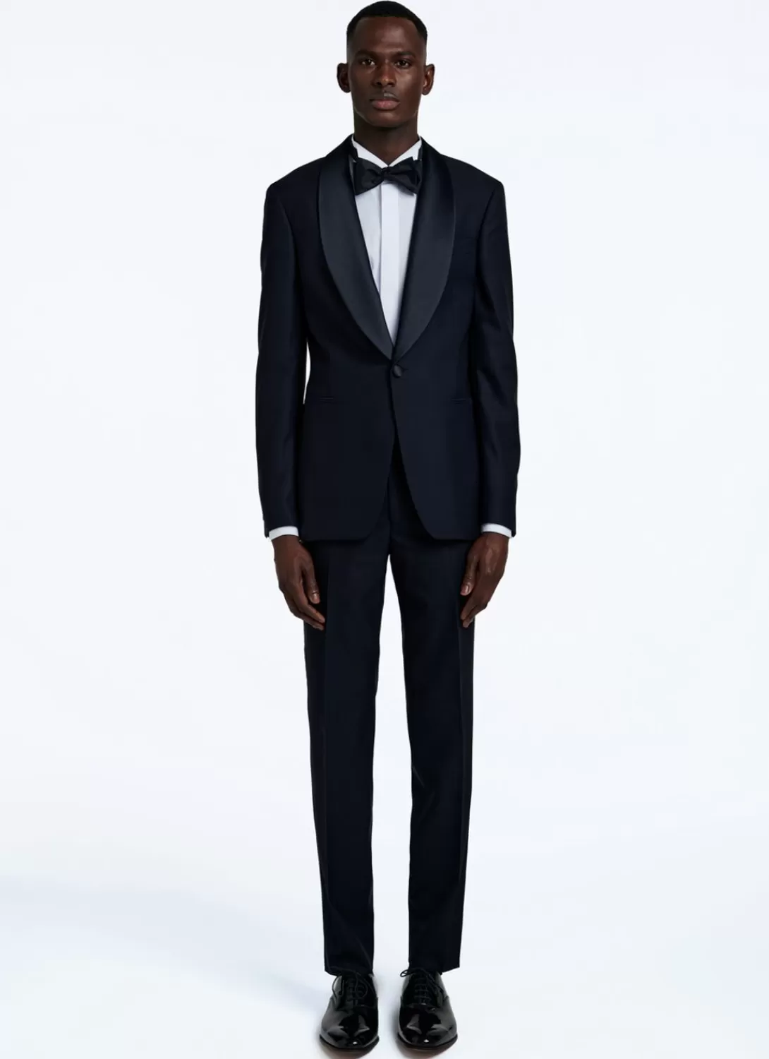 Fursac Wool Tuxedo Navy Blue Hot